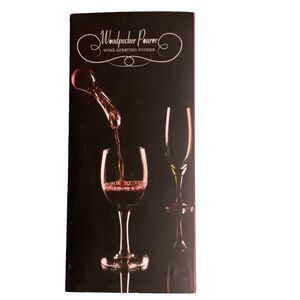 Woodpecker Pourer Wine Aerating Pourer Bottle Pourer Bar Accessories NIB